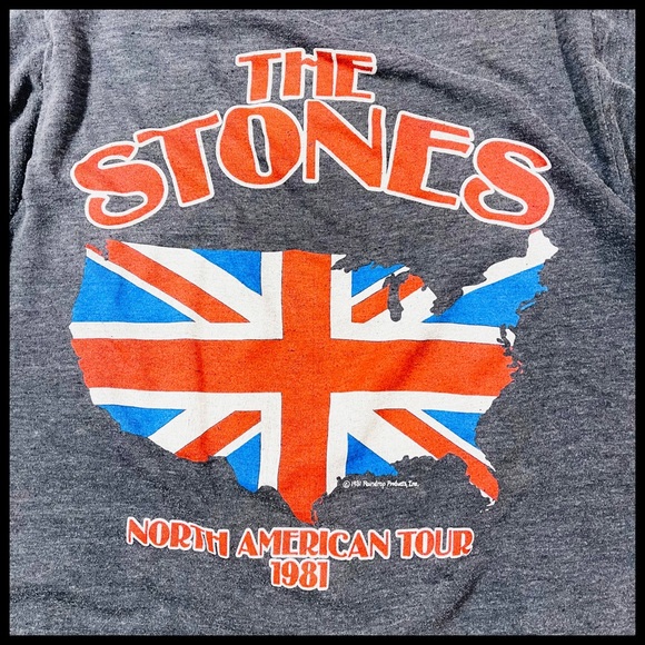 TRUE 1981 VINTAGE ROLLING STONES T-SHIRT! - Picture 5 of 7